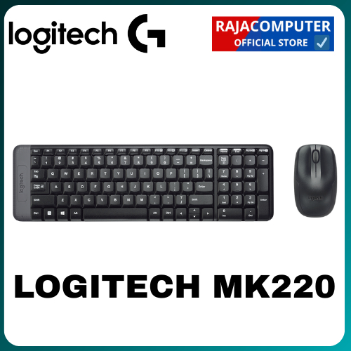 เมาส์คีย์บอร์ดไร้สาย LOGITECH MK220