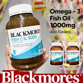 Blackmores Odourless Fish Oil 1000mg 400 capsules Omega 3 [EXP:May 2028] Minyak Ikan Suplemen 100% Asli