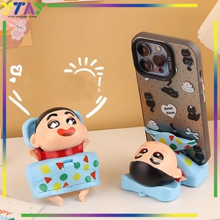 Phone Grip Holder Crayon Shinchan Karakter Gantungan HP Anti Lepas, Hadiah untuk Fans Kartun