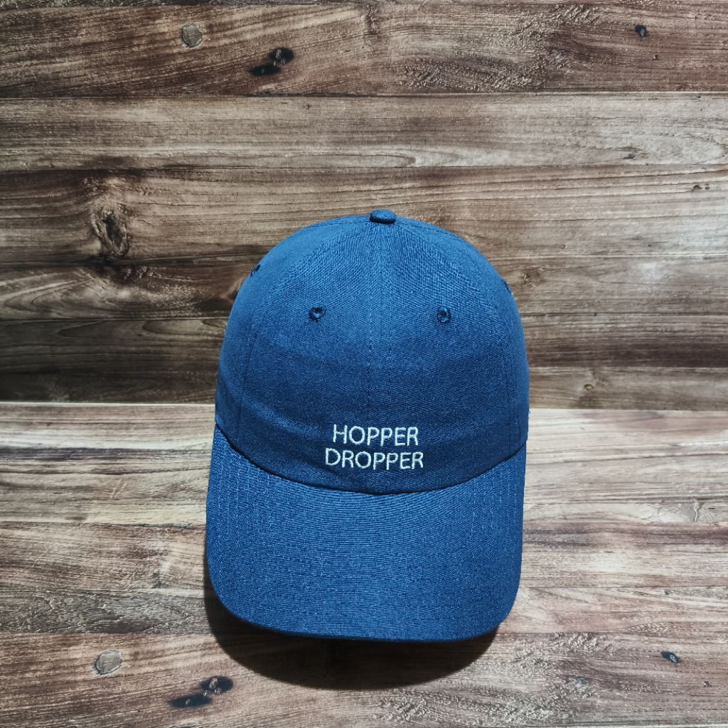 หมวกเบสบอล Orvis หลอดหยดทองแดง โลโก้สีกรมท่า