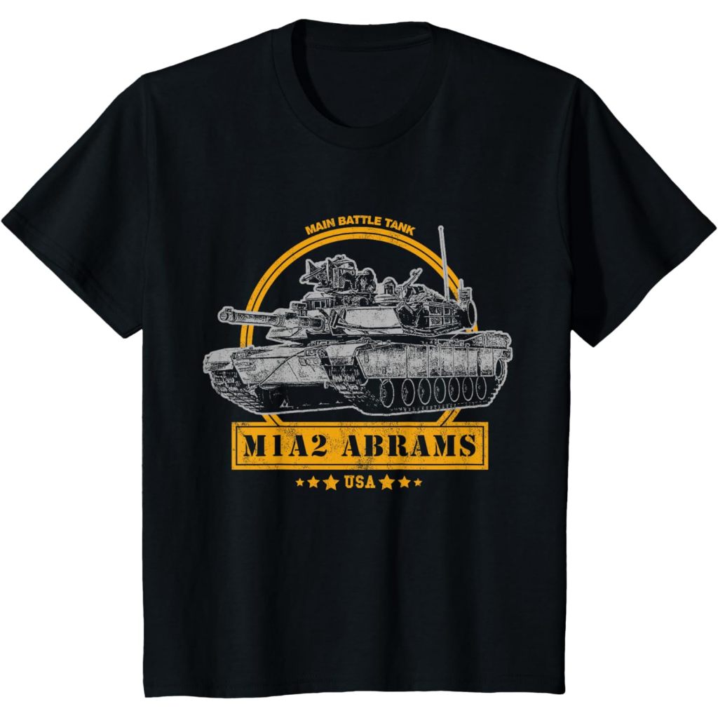 เสื้อยืดเด็ก M1A2 Abrams Tank T-Shirt