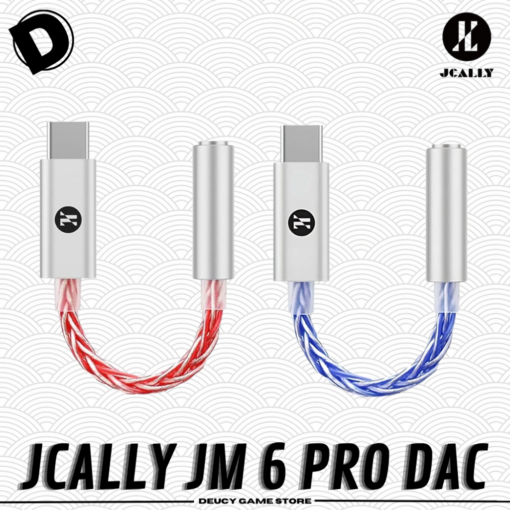 JCALLY JM6 Pro Hires CX3193+MAX97220 DAC Type C ถึง 3.5 มม.อะแดปเตอร์แปลง
