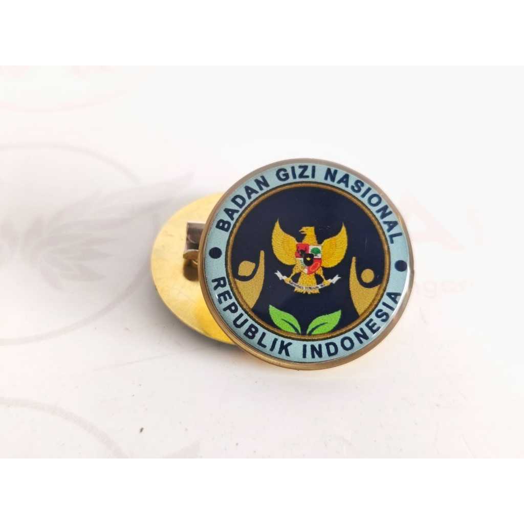 NATIONAL NUTRITIONAL BODY ROUND PIN / BGN PIN / BGN BADGE / BGN BRASS PIN