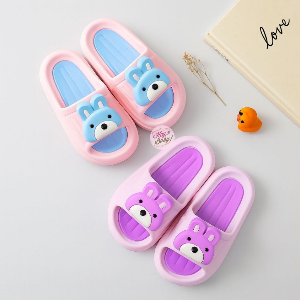 HEYBABY-Ciko Bear รองเท้าแตะยางคุณภาพสําหรับเด็ก 1-8 ปี