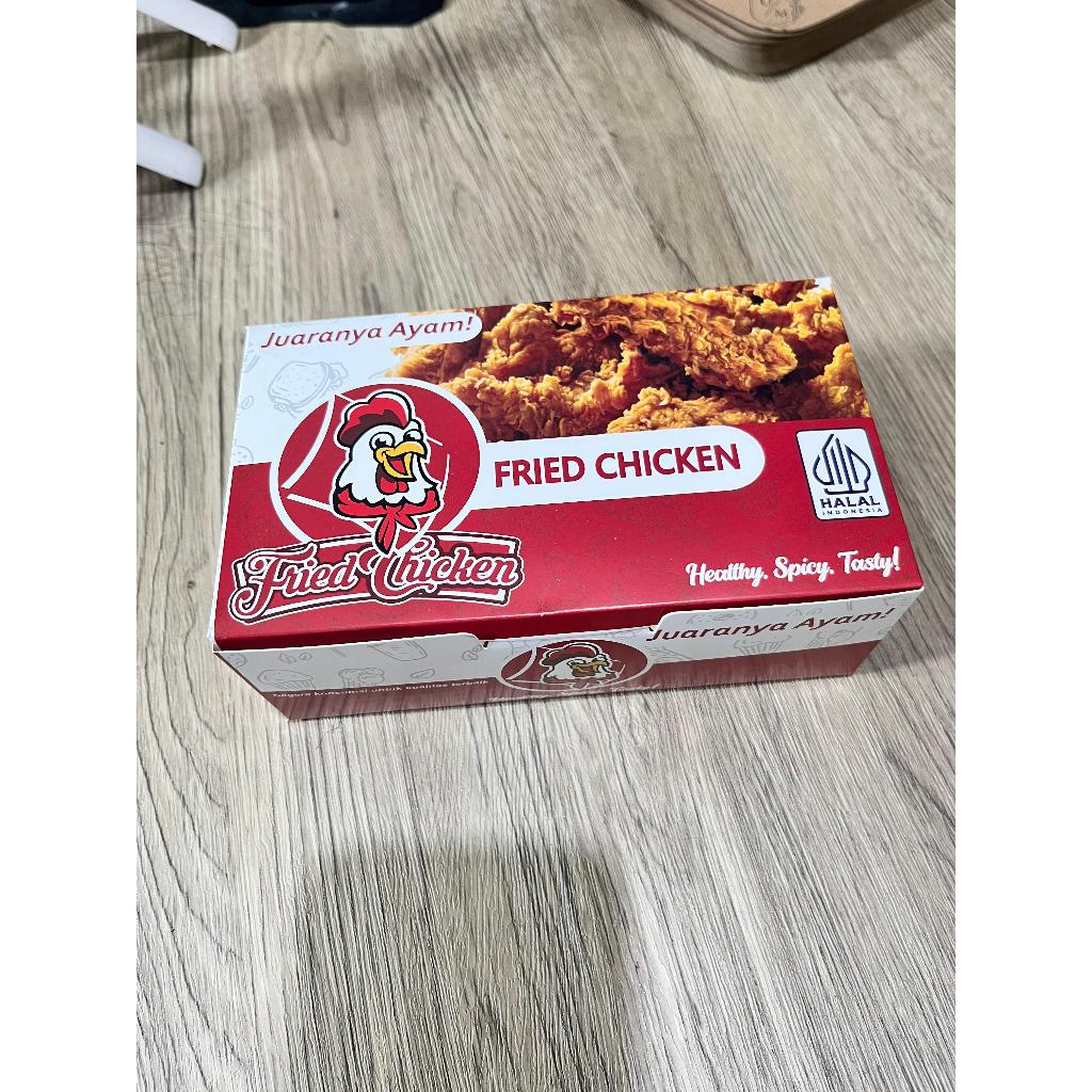 KFC 1 M/กล่องอาหาร/กล่อง KFC/กล่องไก่ทอด/กล่องไก่กรอบ/กล่องกระดาษ takeaway