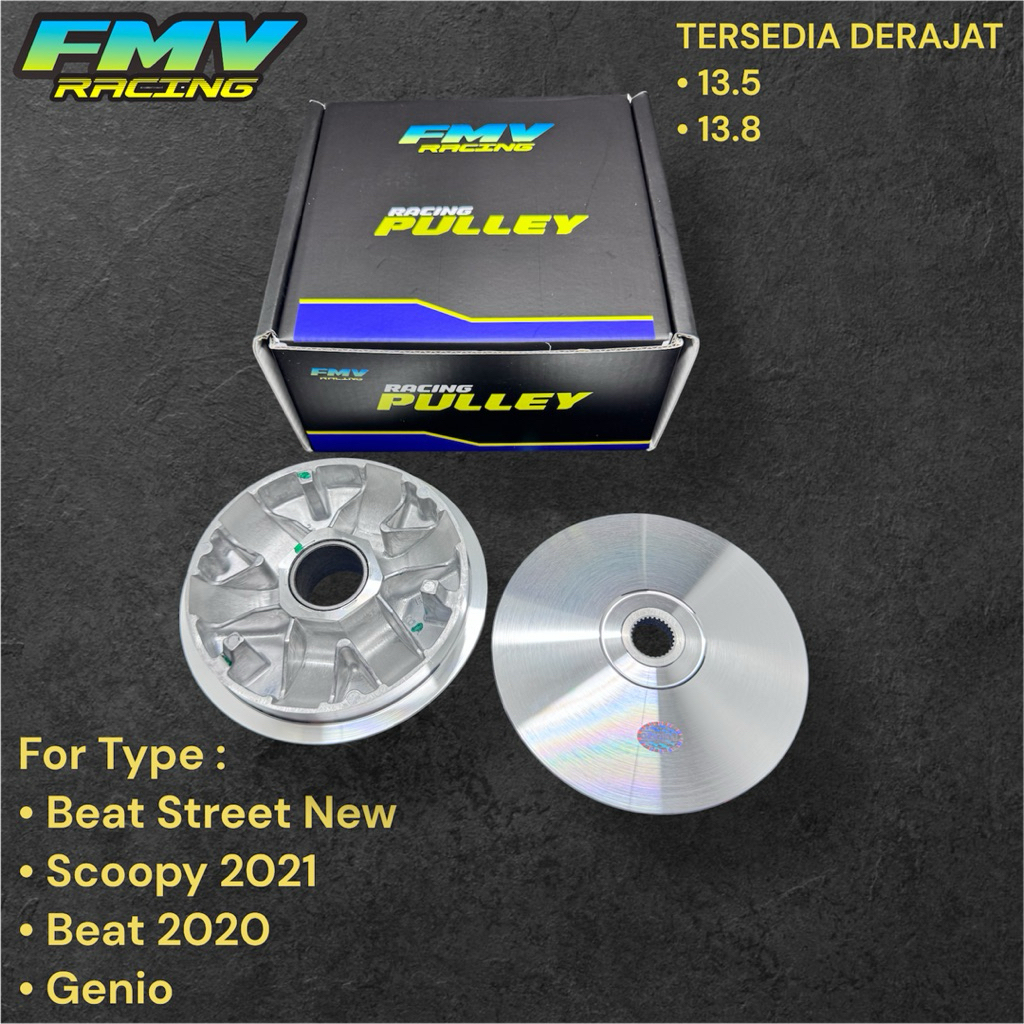 CUSTOM ROLLER HOUSING PULLY FMV RACING BEAT DELUXE SCOOPY K2F BEAT STREET NEW GENIO K0J FMV RACING