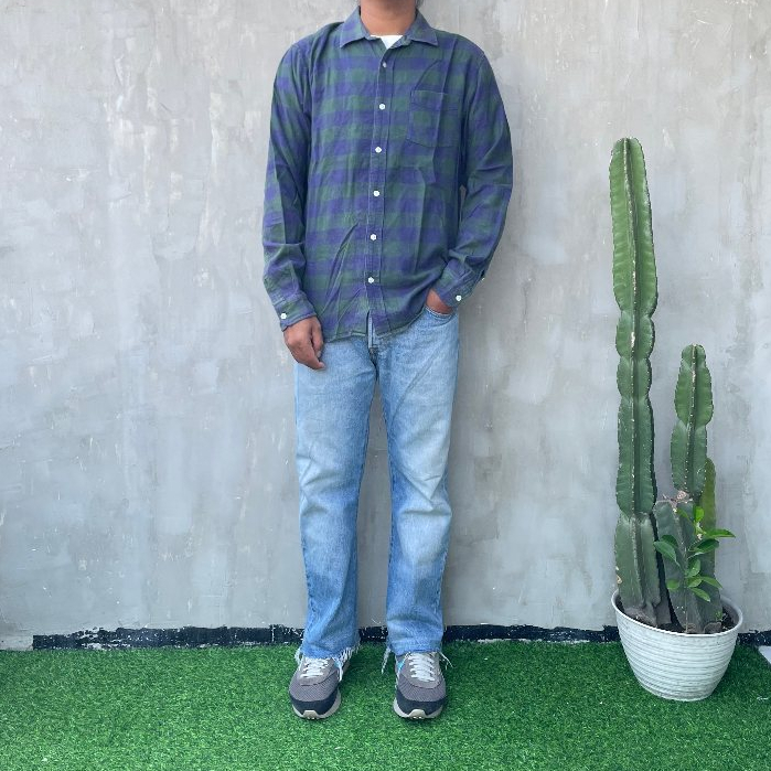 เสื้อ KAMEJA GU 009 PLAID FLANEL