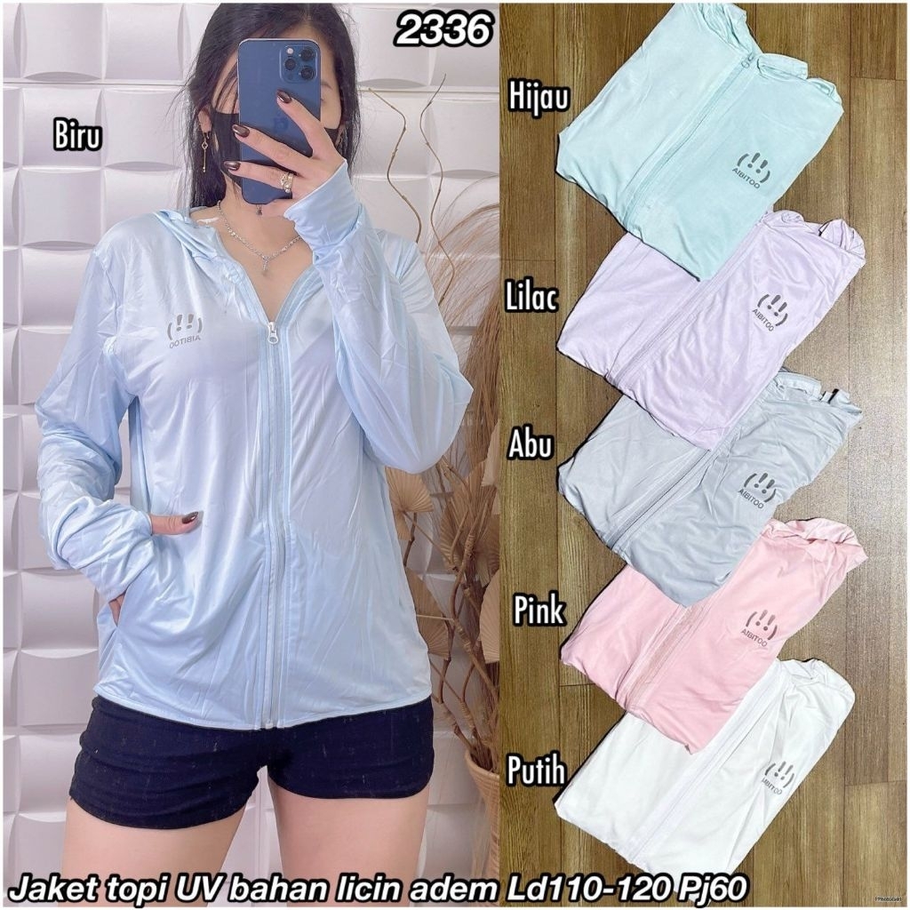 JL 2336 UV SMILE JACKET, COOL, SLIP MATERIAL, BKK