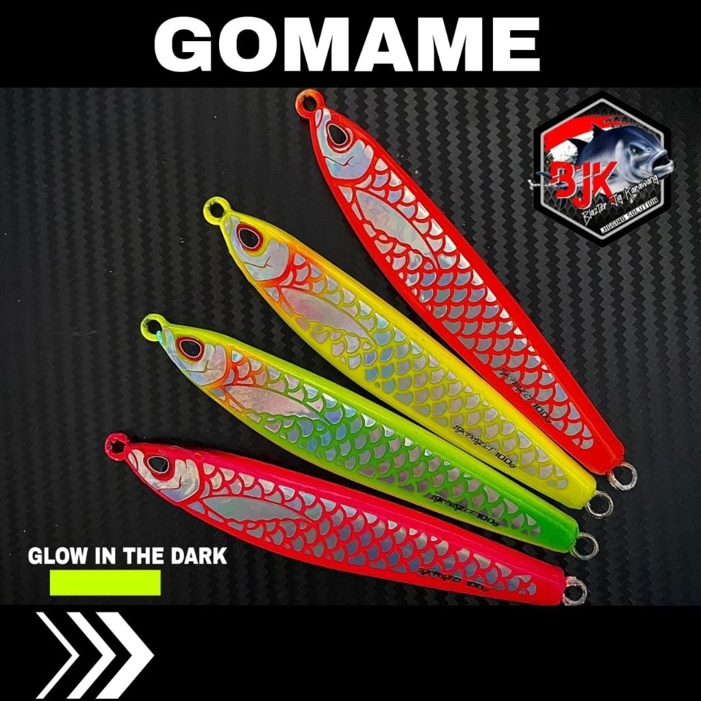 METAL JIG GOMAME SCALES 40g ถึง 100g BJK เหยื่อตกปลา