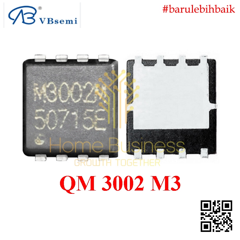 Mosfet QM3002M3 QM3002M QM3002 M QM 3002 MN ช่อง N-CH N-Channel Nch 30V 28A