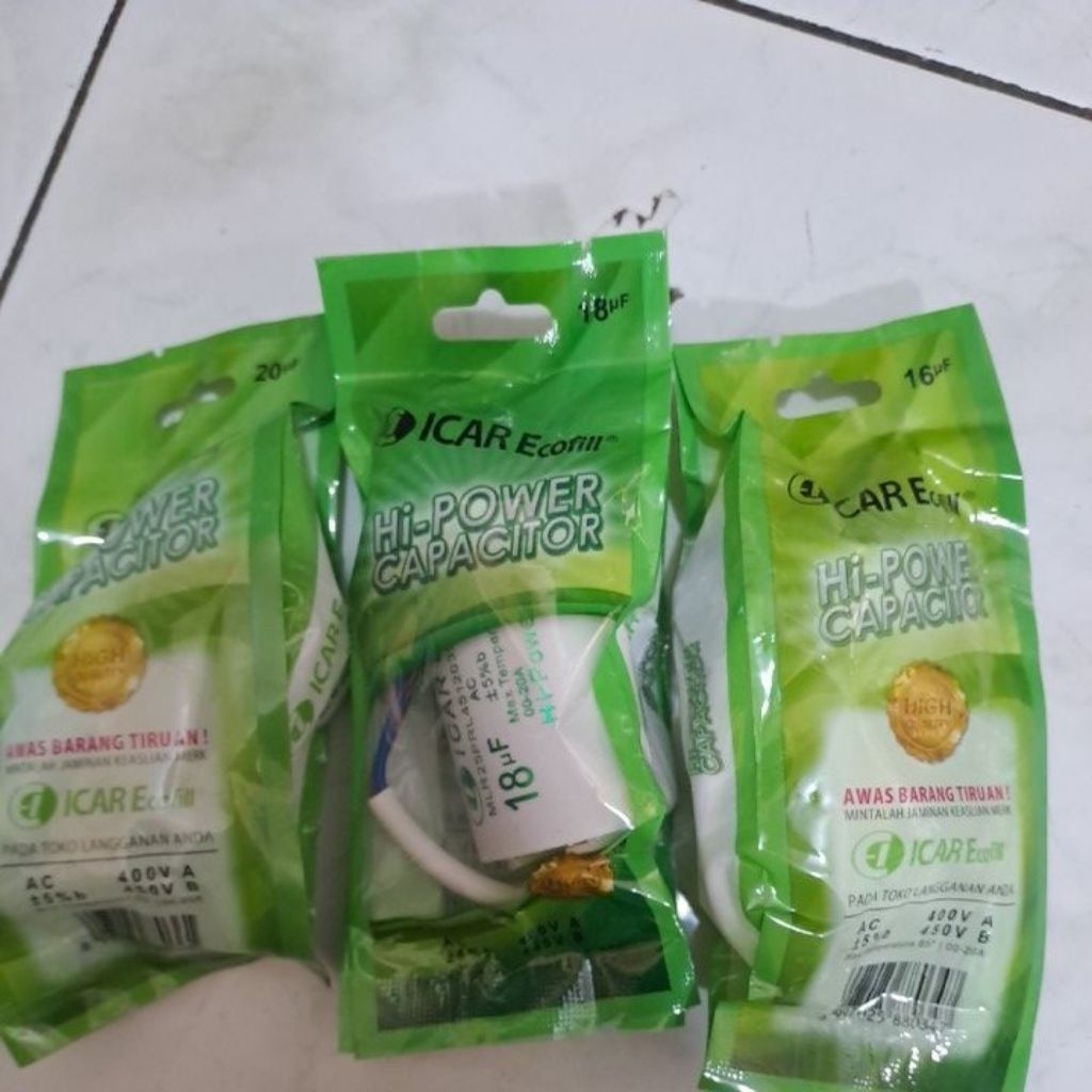 แคป icar 16uf/18uf/20uf 450v