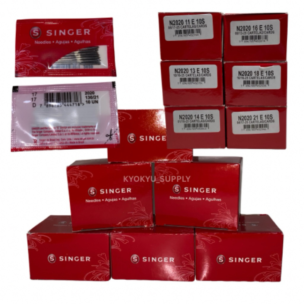 MESIN SINGER NEEDLES/CLASSIC SEWING MACHINE NEEDLES ONTENTS 25 แพ็ค | ต่อกล่อง | ขายส่ง | ต้นฉบับต้น
