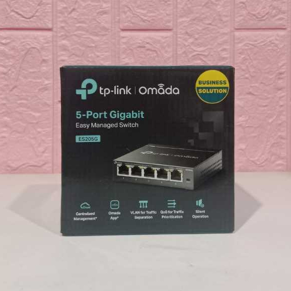 TP-Link Omada ES205G 5-Port Gigabit Easy Managed Switch Centralized Cloud Managed
