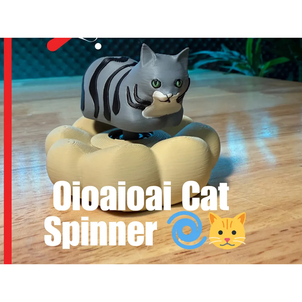 Oiia Oiia Spinning Cat Spinner ของเล่นแมว Meme