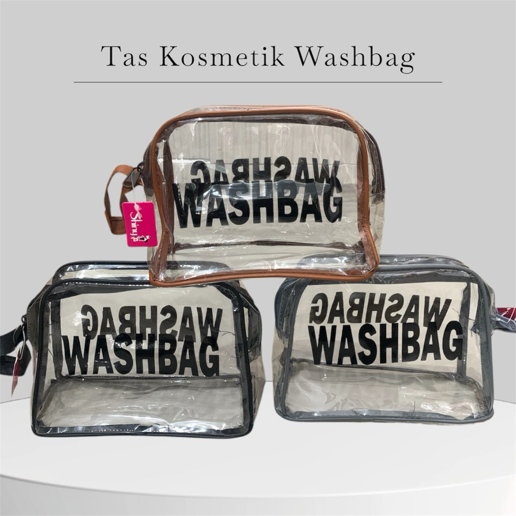 Premium Clear Washbag Cosmetic Bag / Makeup & Toiletry Pouch / Clear Washbag