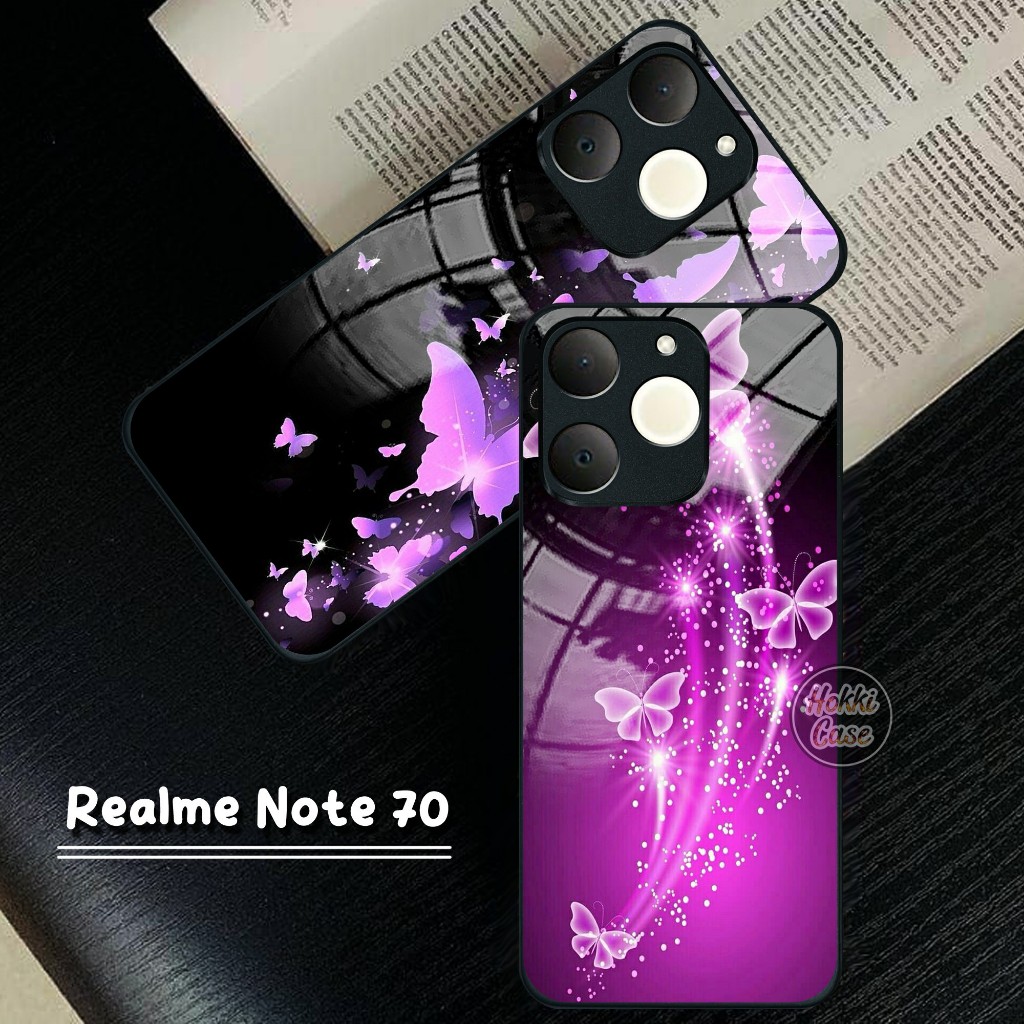 เคส HP Realme Note 70 - Realme Note 70 Glass SoftCase - เคสโทรศัพท์ Realme Note 70 - Silicon For Rea