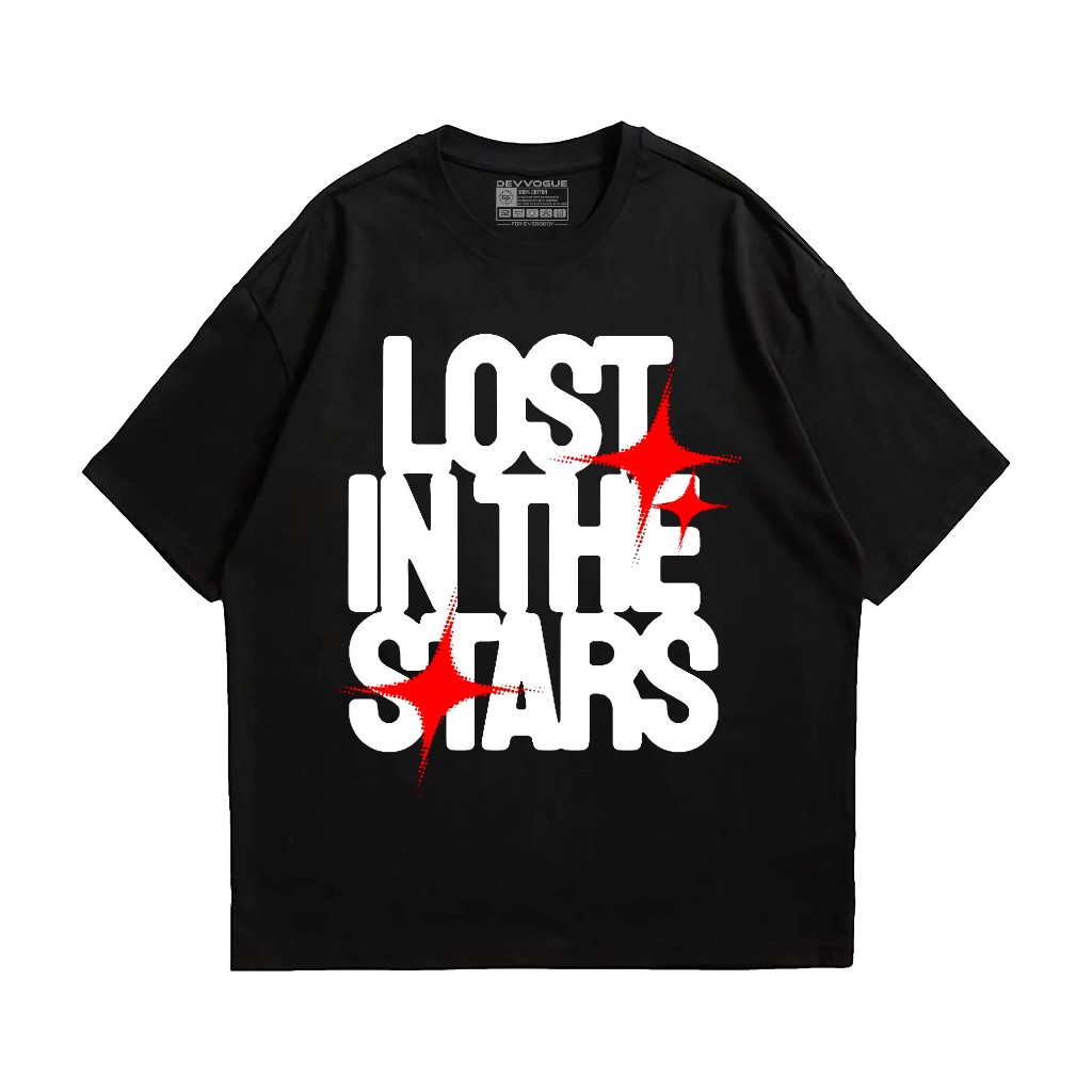 เสื้อยืด Devvogue Lost Star เสื้อยืด Unisex