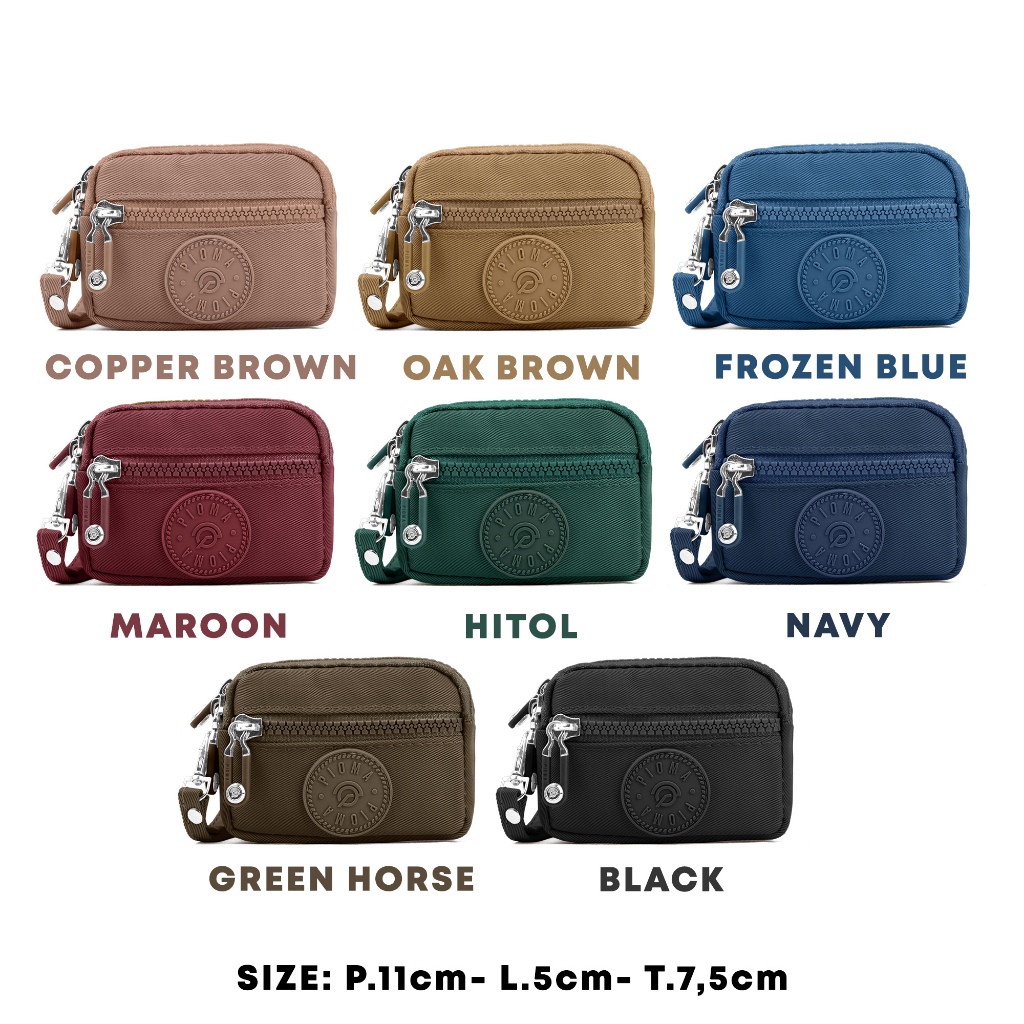 OMIPA BAGS PIOMA JIWON BAG COIN WALLET 4 RES CARD WALLET 4 COMPARTMENTS MONEY WALLET