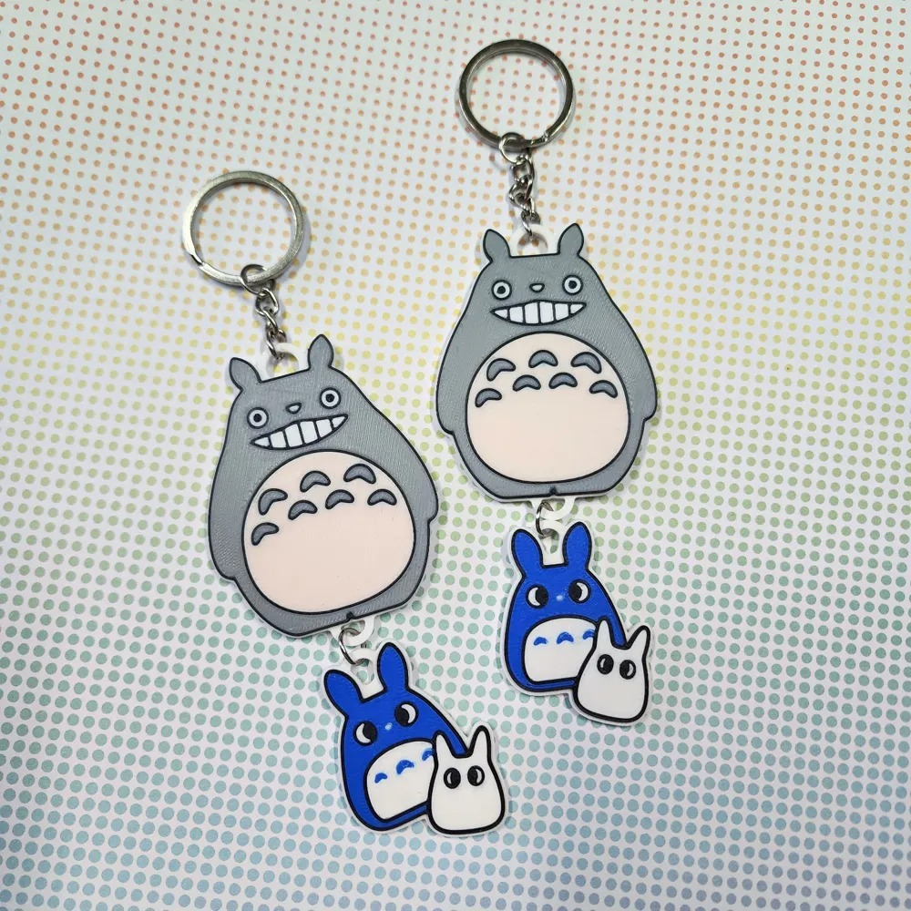 GANTUNGAN Totoro และพวงกุญแจ Totoro ขนาดเล็ก – พวงกุญแจตัวละคร Studio Ghibli NK 1 A471