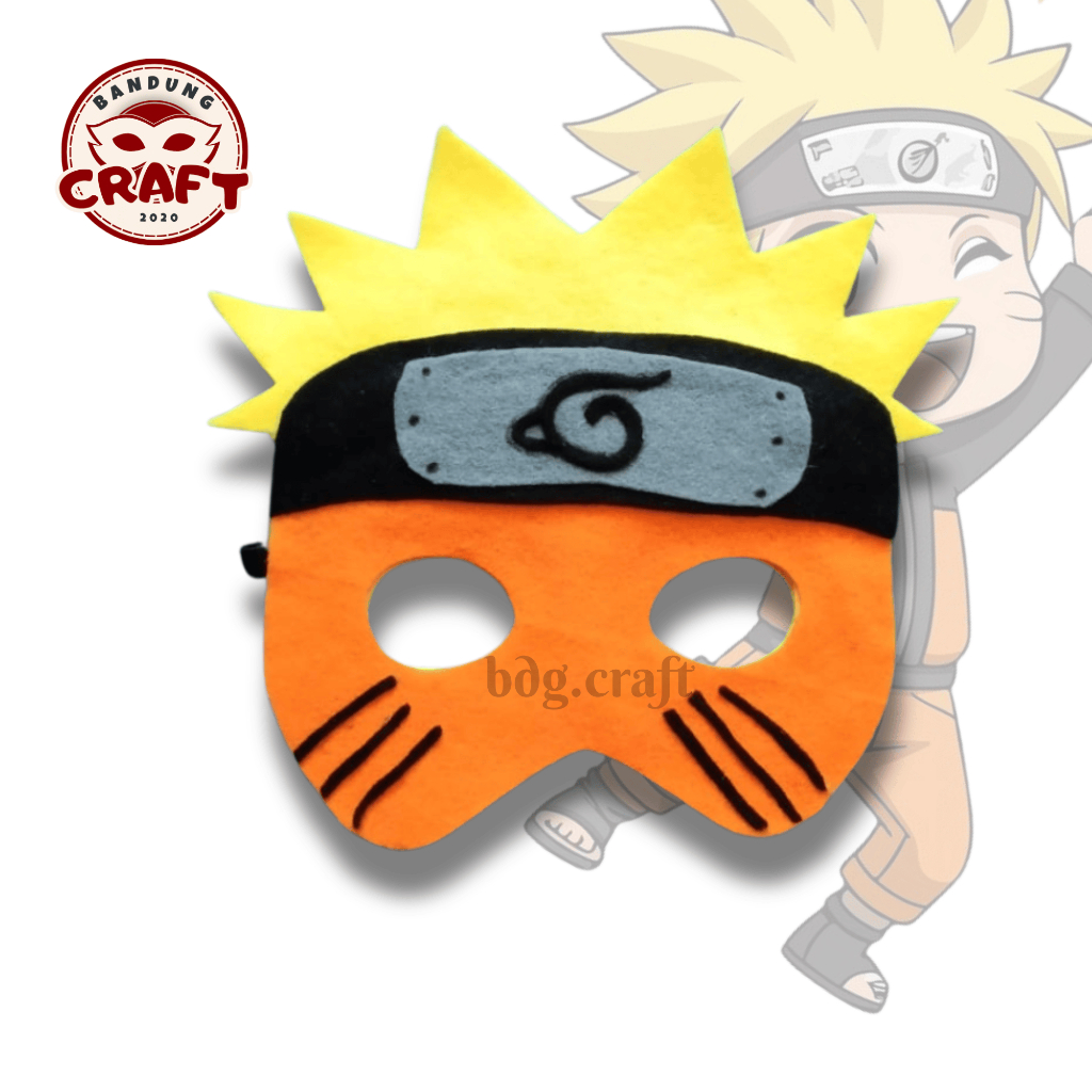 Bsg หน้ากากหัตถกรรม คอสเพลย์ narutoo konoha Uzumaki ฮาโลวีน