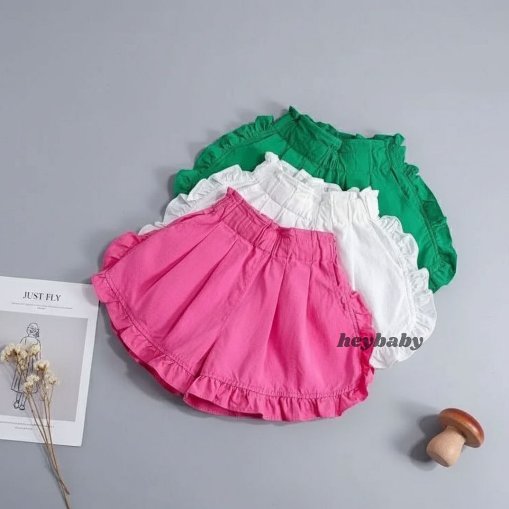 HEYBABY - OHYOU EBV Shortpants Casual Girls Ruffle Shorts
