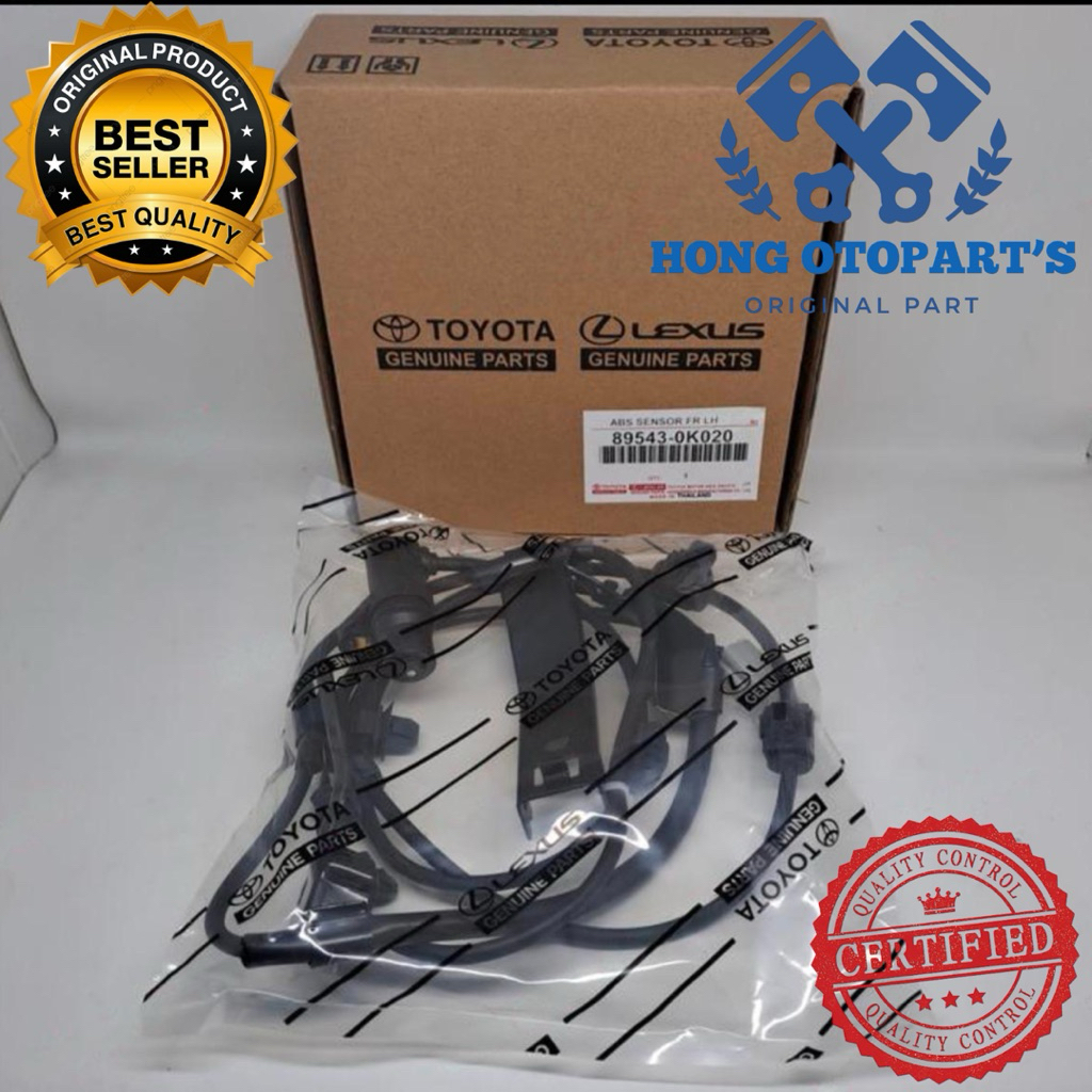 เซ็นเซอร์ ABS สาย ABS ด้านหน้าซ้าย HILUX VIGO FORTUNER FR LH 89543-0K020