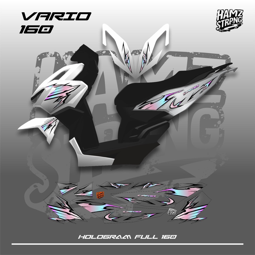 โปร่งใส Striping Vario 160 โฮโลแกรมพิมพ์โหมดทูโทน
