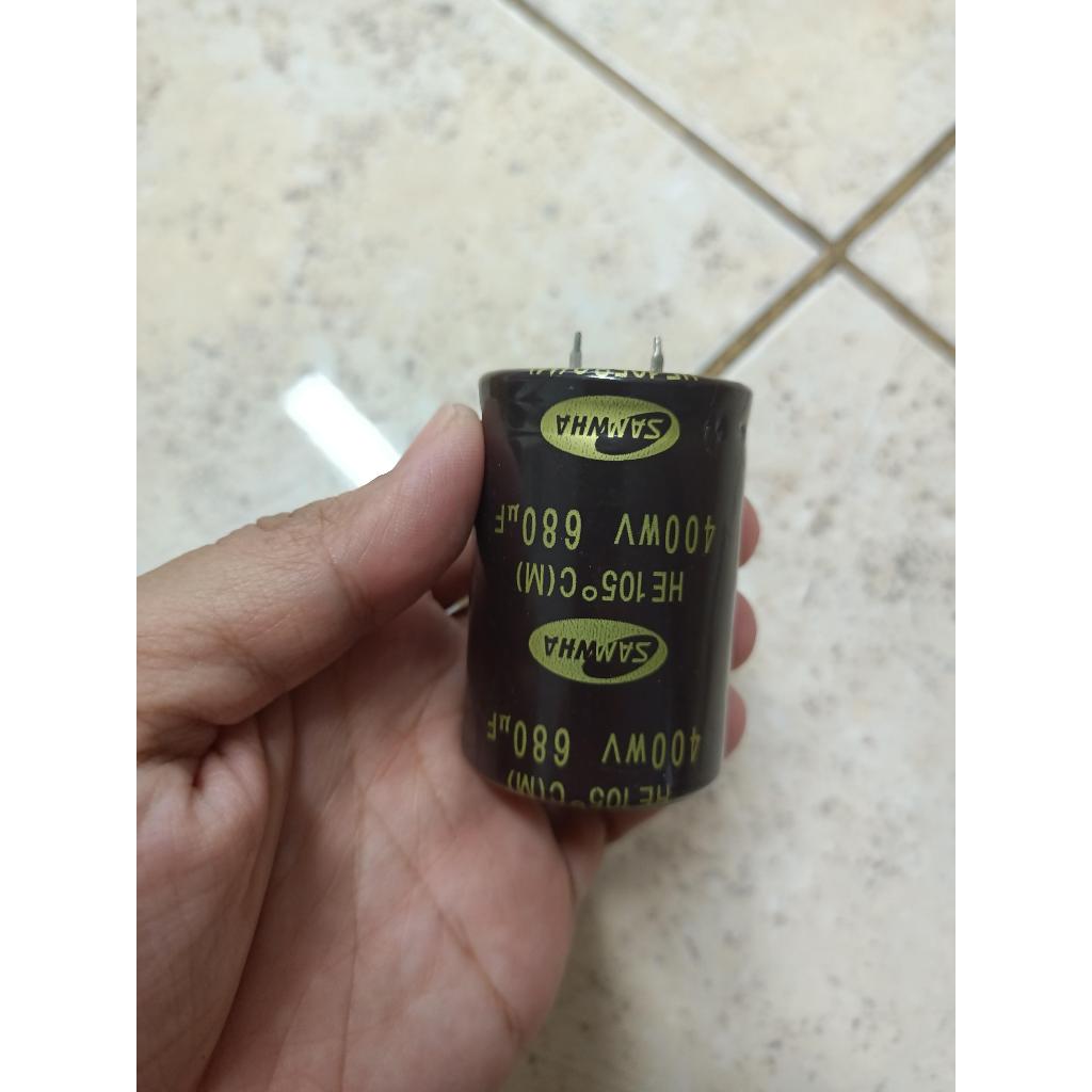 Elco Capacitor 400V-680UF Samwha