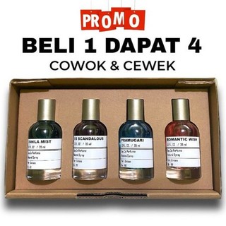 Beli 1 Dapat 4 Parfum Cewek Dan Cowok