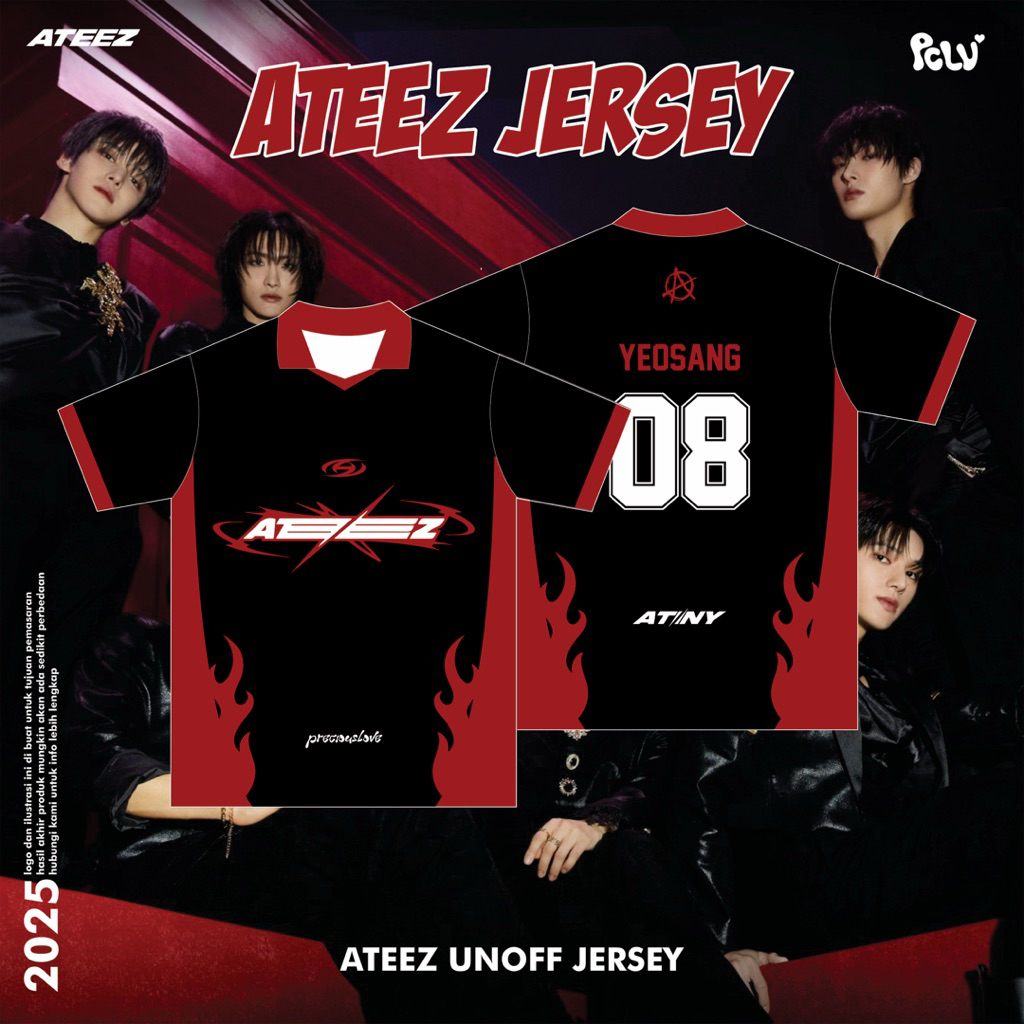 ATEEZ JERSEY // KPOP JERSEY // ATEEZ IN YOUR FANTASY T-SHIRT (Pre Order) - @preciouslove.co