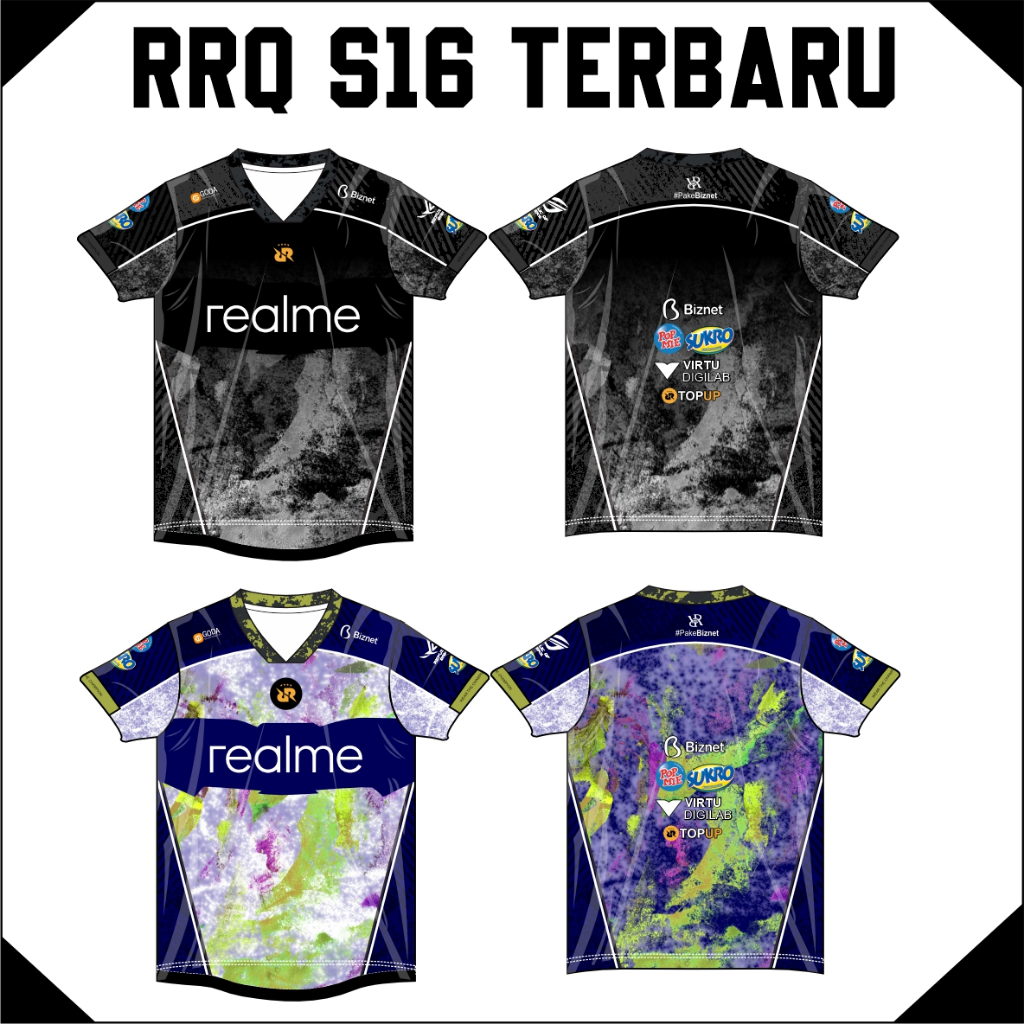 ใหม่ RRQ SEASON 16 JERSEY ฟรี NICKNAME