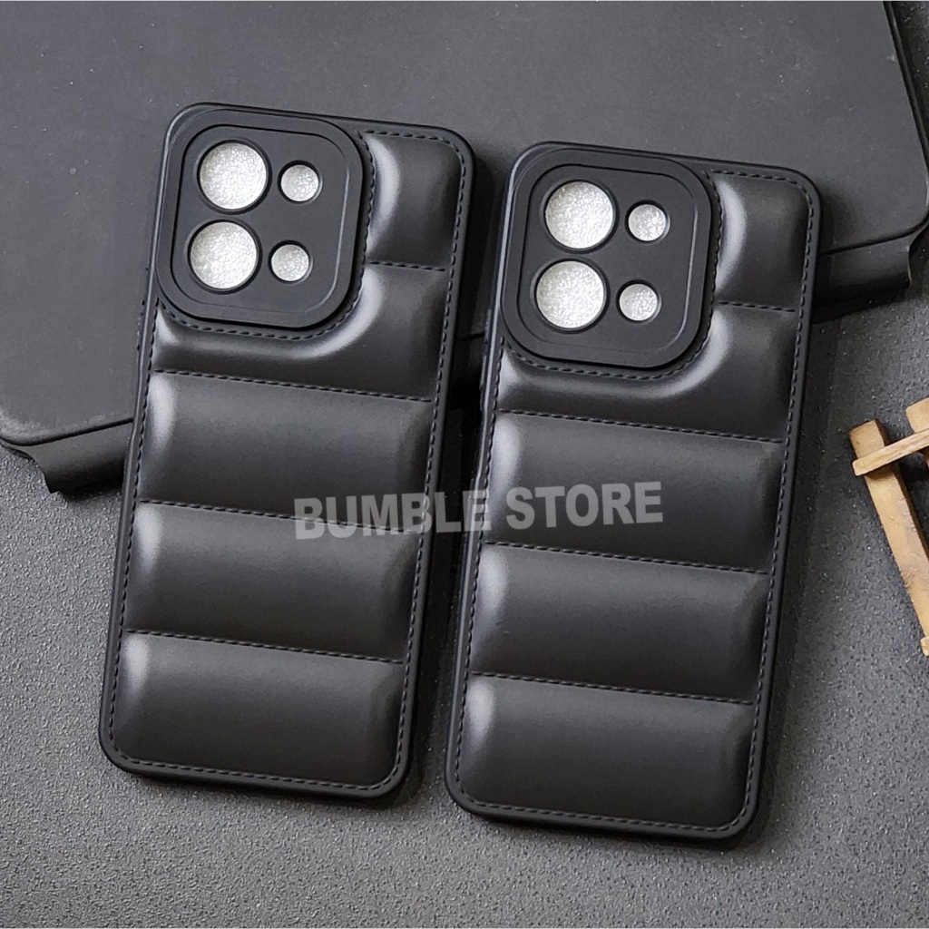 Vivo Y28 Vivo V25 5G Vivo V25 Pro Vivo V29E 5G Case 3D Jacket Design / Macaron Black Case Pillow Mot