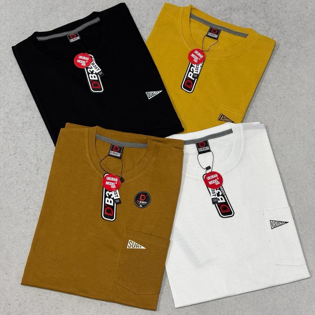 5 ชิ้น 100 THOUSAND PREMIUM MENS/WOMENS POCKET T-SHIRTS / เสื้อยืด DISTRO / VIRALL POCKET T-SHIRTS /