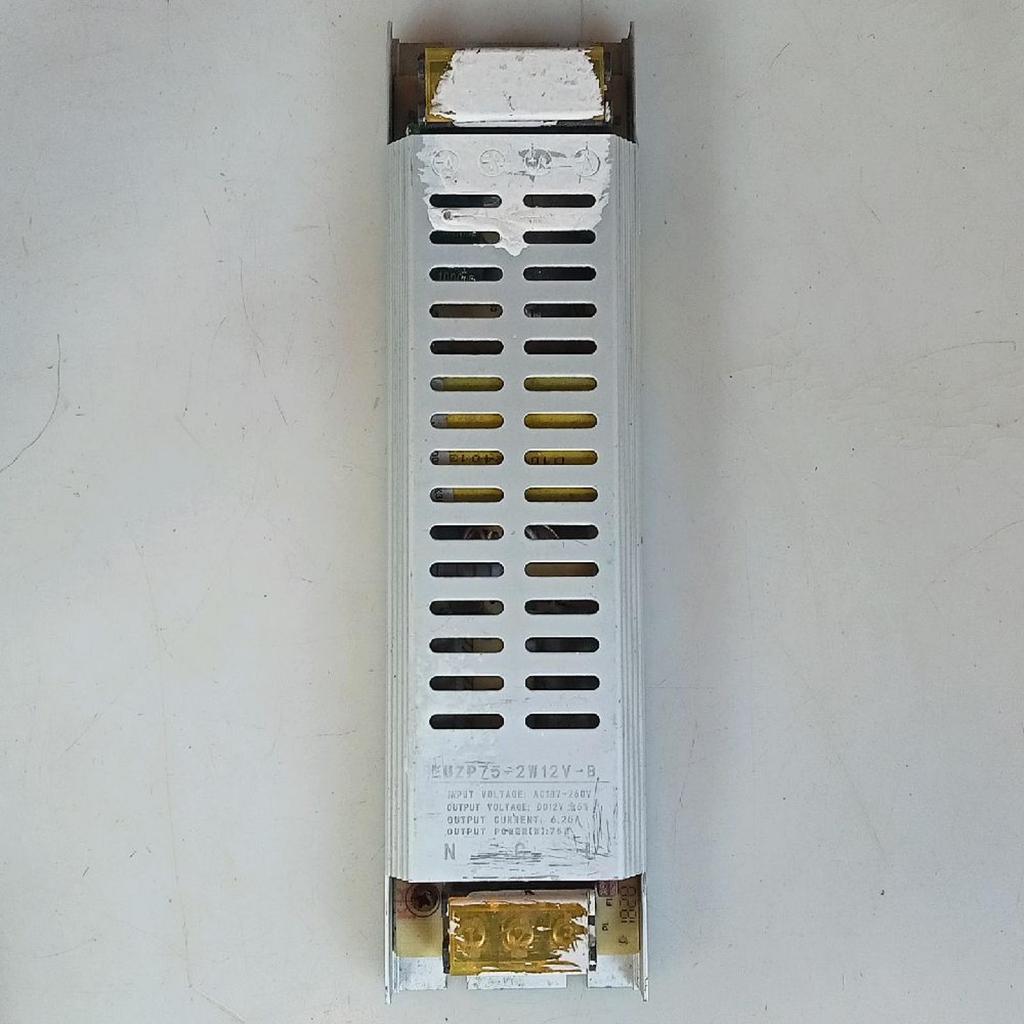 แหล่งจ่ายไฟ EUZP75-2W12V-B เอาต์พุต 12V 6.25A/PSU LED 12V DC 75W Slim