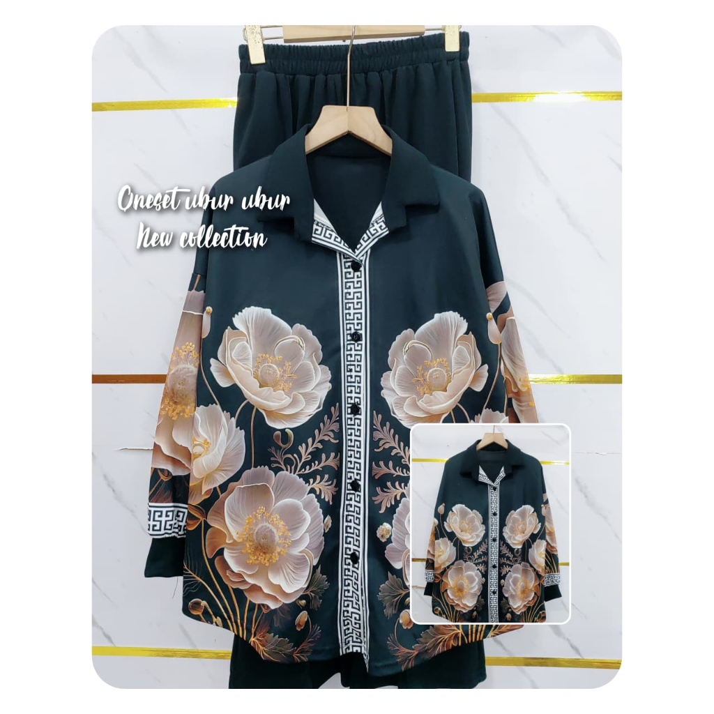 LOKAL YM yimie ชุดสูทแฟชั่นสําหรับผู้หญิงผู้ใหญ่ || Crt 600 - กางเกงแมงกะพรุน oneset & cutbray (สินค