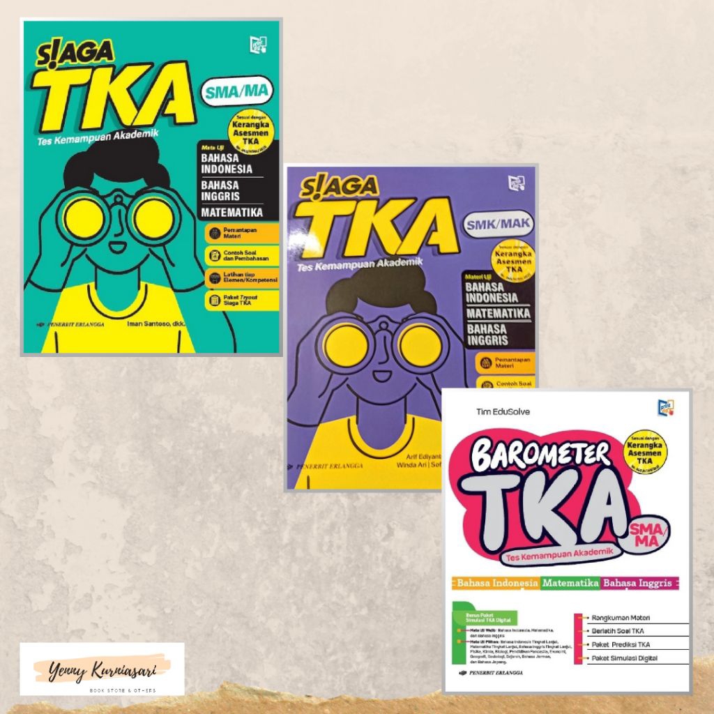 Erlangga Siaga TKA SMA / Siaga TKA SMK / บารอมิเตอร์ TKA SMA