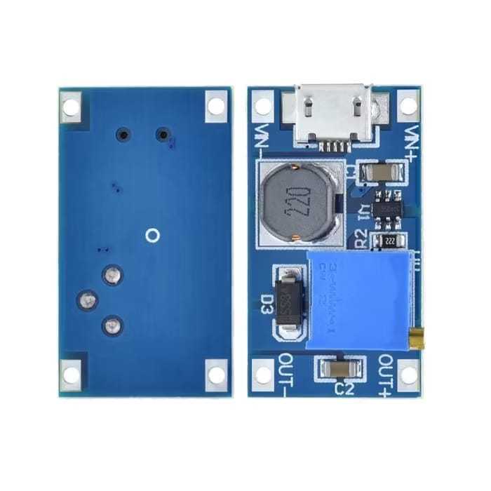 MT3608 Micro USB Step Up โมดูล DC เป็น DC แบบปรับได้ Micro USB MT 3608