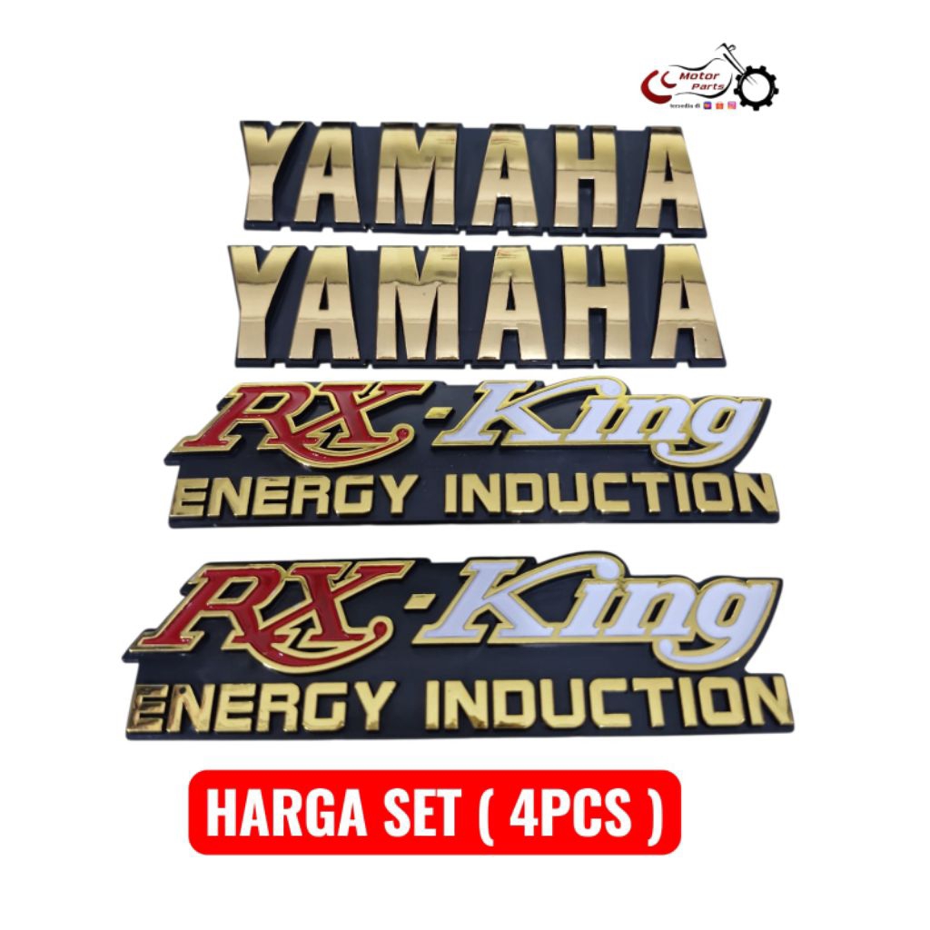 YAMAHA RX KING GOLD EMBLEM