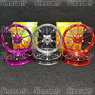 VELG DELKEVIC DND RACING ORIGINAL CNC X SPEED 185x14 & 215x14 VARIO 110 VARIO 125 150 160 BEAT SCOOPY GENIO SPACY MIO SPORTY MIO J MIO SMILE  M3 XEON GEAR SOUL GT 125 XRIDE FINO 115  VARIO110 VARIO125 VARIO150 VARIO160 FINO125 XSPEED X1 X-1 VSPEED RING 14