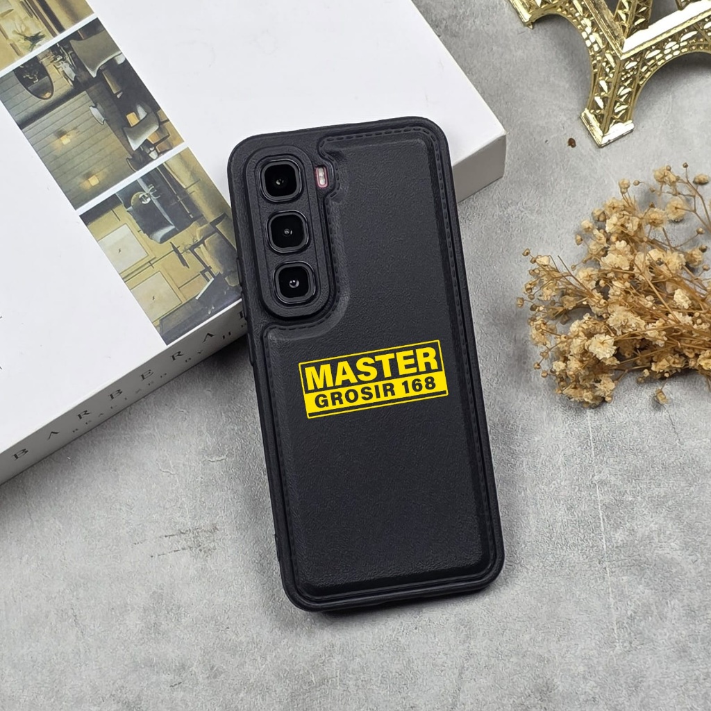 INFINIX HOT 60 PRO INFINIX HOT 60 PRO PLUS CASE LEATHER PRO BLACK INFINIX HOT 60 PRO INFINIX HOT 60 