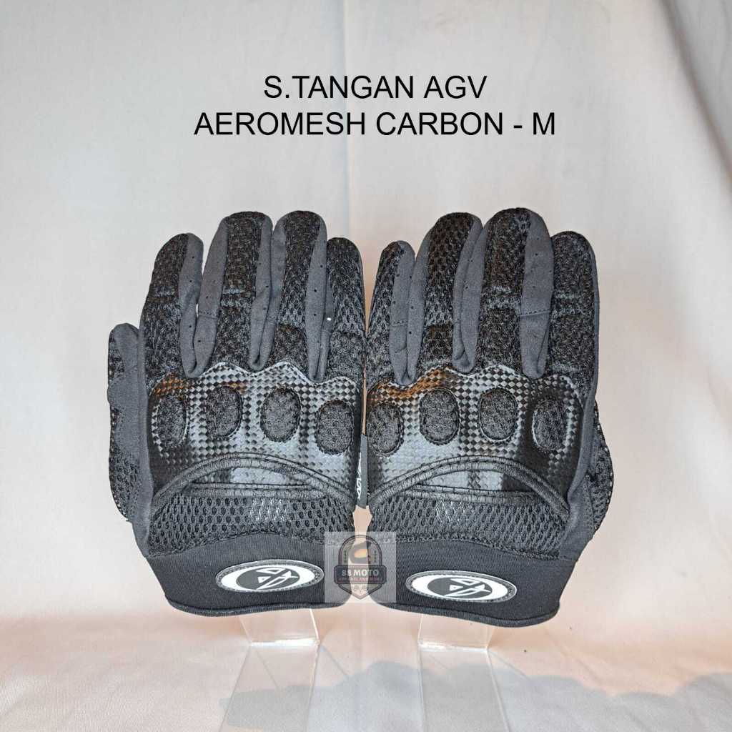 MEERK AGV AEROMESH CARBON ถุงมือมอเตอร์ไซค์ - M