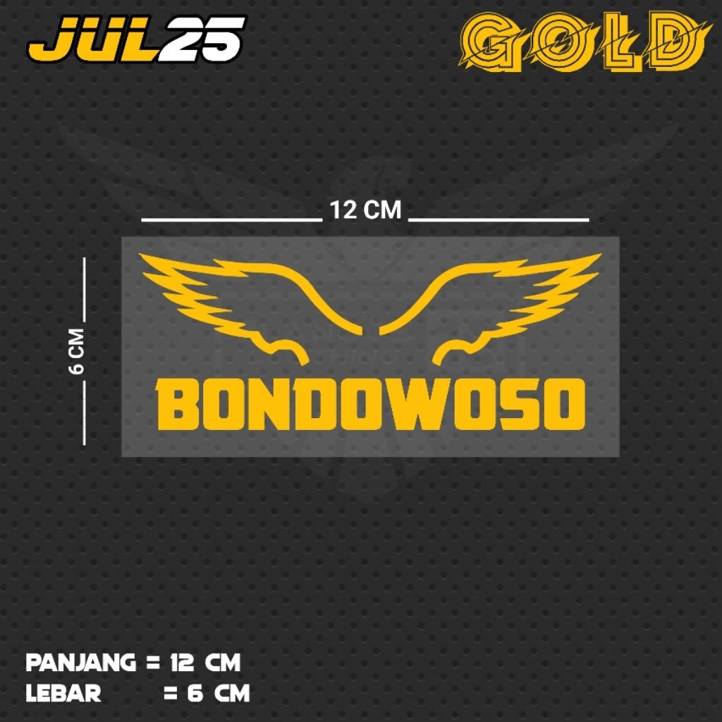 BONDOWOS / JUL25 JTR CUTTING STICKER