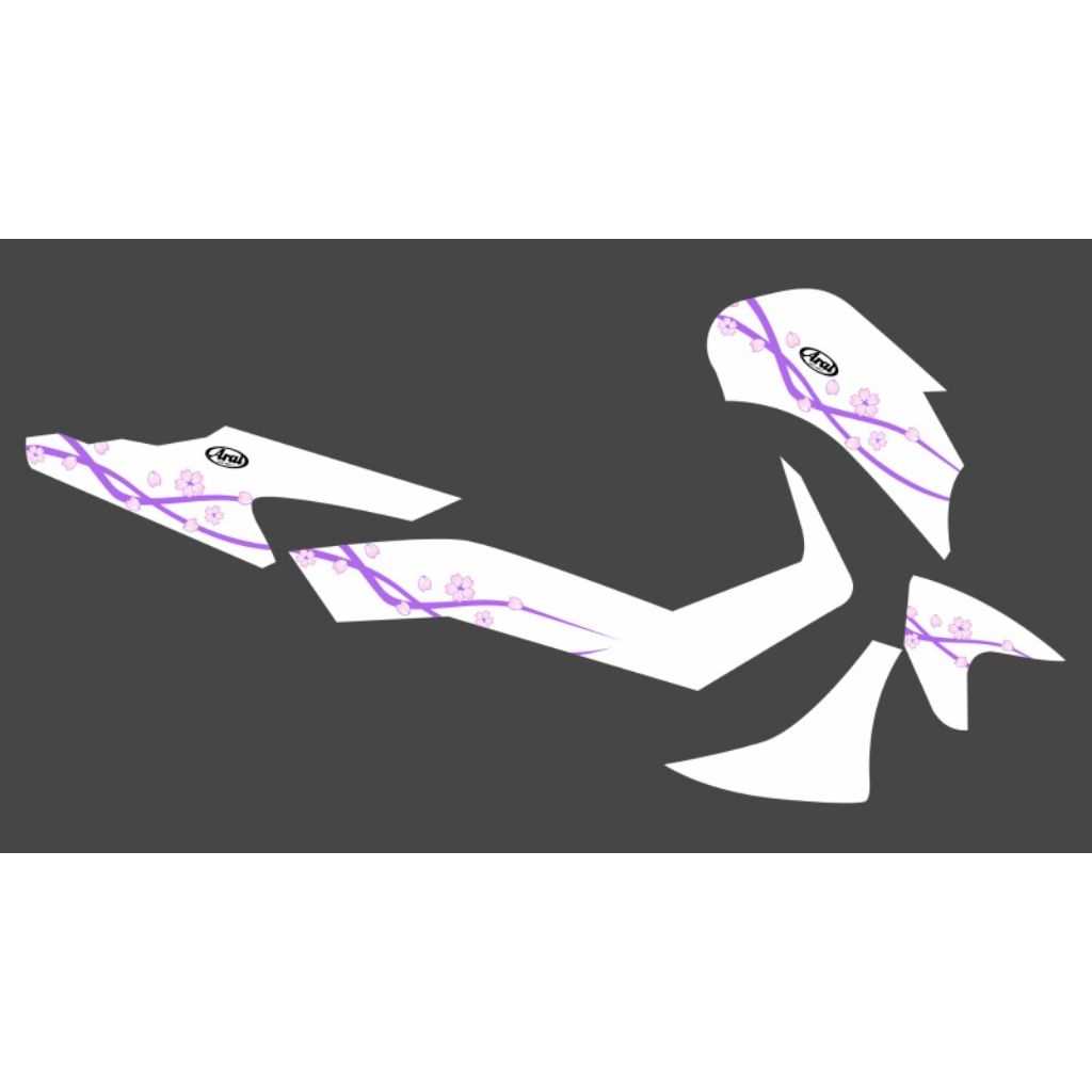 แถบลู่วิ่ง YAMAHA NMX NEW 155 CUSTOM ARAI ใหม่ล่าสุด MOTIF