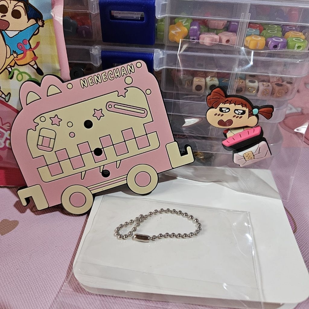 Shinchan Bag Charm พวงกุญแจ Jibbitz Car Original Oh Some Blind Box