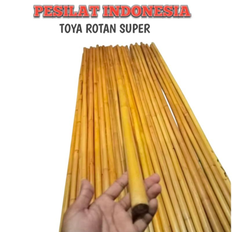 RATTAN STICK / PSHT TOYA / RATTAN STICK / PENCAKSILAT TOYA STICK / RATTAN / แท่ง WUSHU / แท่งหลัก / 