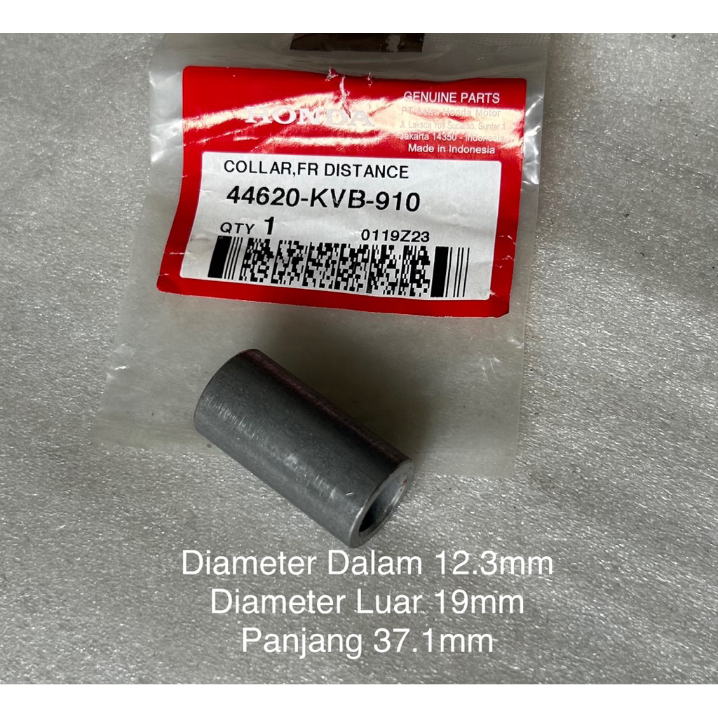 ปลอกคอ Bosh ในดรัมล้อหน้า BeAT Genio Scoopy Spacy Vario110/125/150 Original AHM 44620KVB910