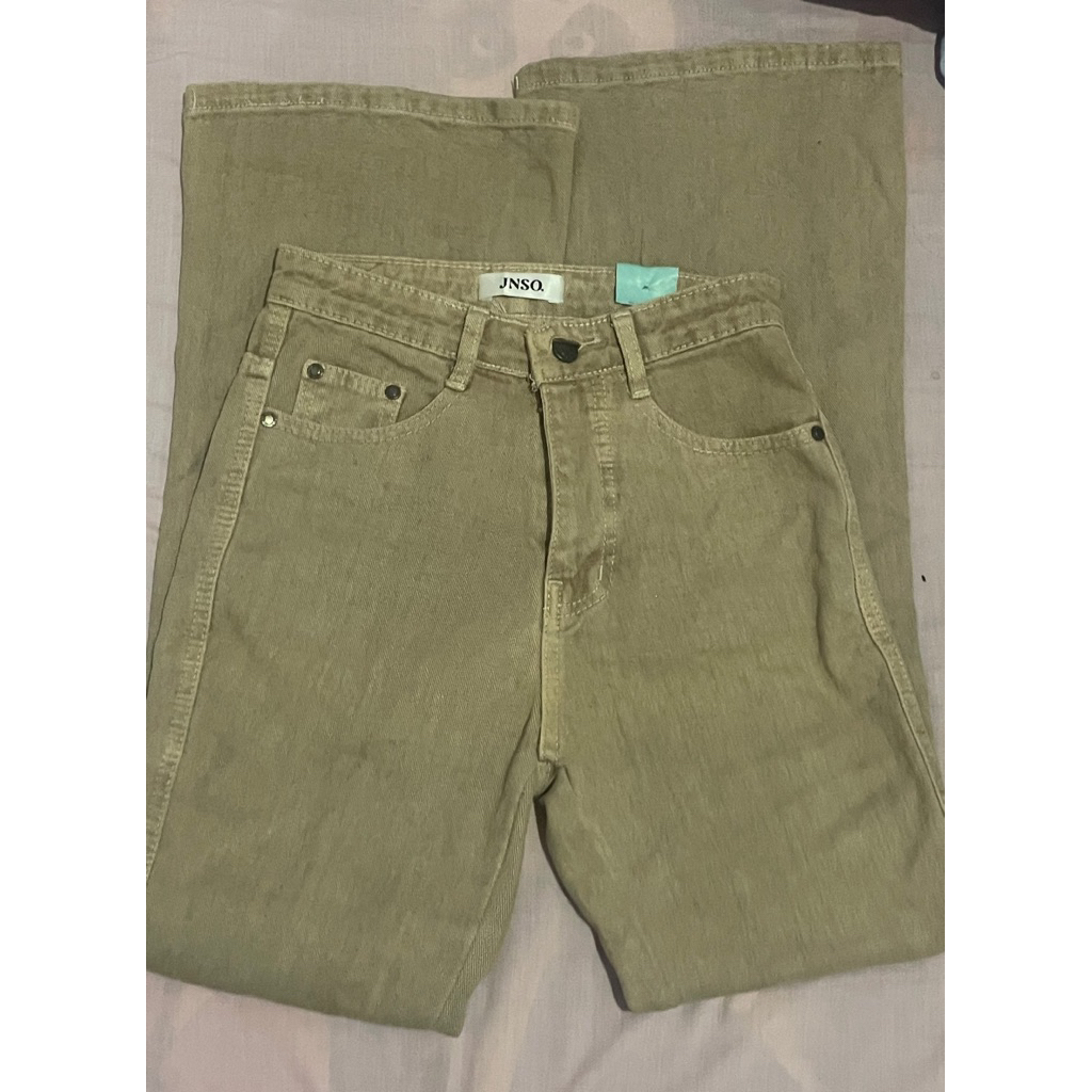 JINISO PANTS - Preloved Cutbray Highwaist Hotty Gang Jeans