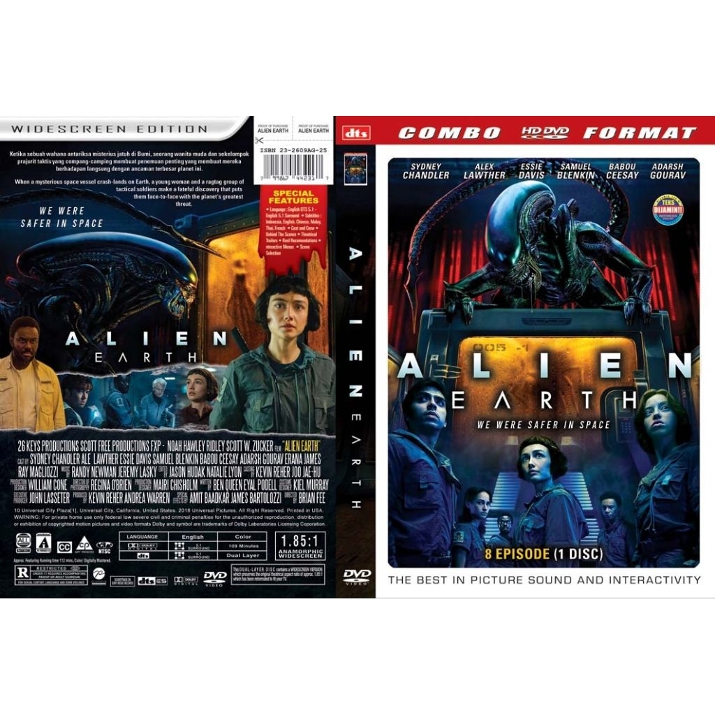 ดีวีดีใหม่ล่าสุดของ Alien Earth 2025