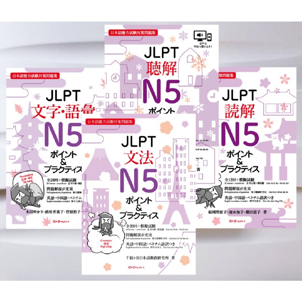 Point & Practice JLPT N5 (หนังสือนําเข้าของ JLPT N5) คําถามฝึก