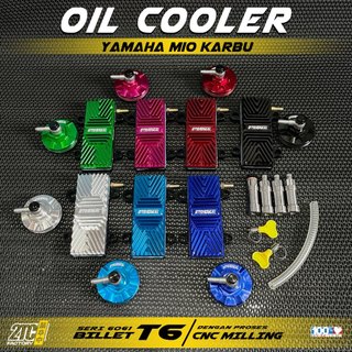 OIL COOLER BILLET PENDINGIN OLI MESIN YAMAHA MIO OC MIO OC BILLET PNP MIO KARBU BY 2TC FACTORY OC MIO 2TC oc mio 2tc terbaru